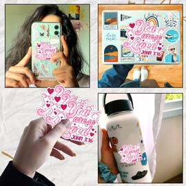 Pack 3PCS 3" - You are So Loved Sticker Christian, Bible, Faith, Religious Inspirational Quote John 3:16 Coquette Pink Bow Waterproof Vinyl Stickers for Water Bottle Tumbler Helmet Car Laptop Phone