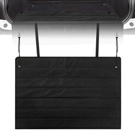 Tinideya Large Rear Bumper Protector for Cars 36 x 25 Inch Bumper Guard Foldable Protective Mat Dog Blanket Cargo Liner Preventing Scratches While Unloading and Loading for SUV Van Truck Vehicle