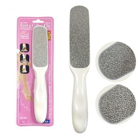 Hwaa Balmiin Larger Double-Sided 1p K-One Callus Remover Foot Callus Remover-Double-Sided Dead Skin Removal Micro-Exfoliation Removal of Calluses on the Feet foot file 2ea