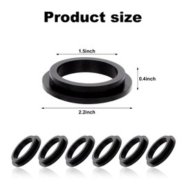 XIHIRCD 6pcs O Rings Replacement Part for Intex Pool, Rubber Washers for Pool Sand Filter Pump Gasket Seal Replacement Parts Pool Filter Pump Accessories