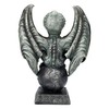 Pacific Giftware Cthulhu Figure on Globe - Demon Statue Devil