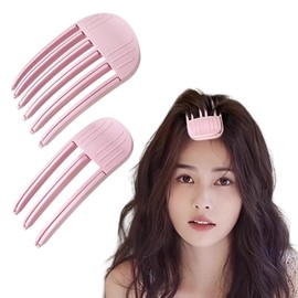 Hair Volume Clip for Women Styling 2PCS Bangs Hair Clip Pink Fluffy Pink Large Hair Clips for Fluffy Bangs, Volumizing Hair Clips Instant No-Trace Hair Root Lifting Clips for Natural Voluminous Look