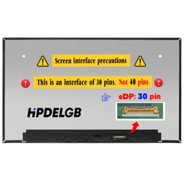 HPDELGB Replacement for Dell Latitude 3420 7400 7410 7420 7430 P135G001 P135G002 P144G LCD Display Screen FHD 14.0 inch 30PIN 1920x1080 IPS (Non-Touch Screen)