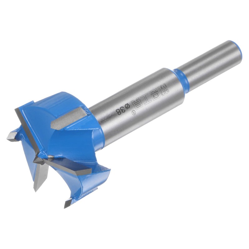 sourcing map Forstner Drill Bit 38mm (1-1/2") Upgraded 3-Cutter Tungsten