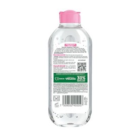 Garnier Skin Active Agua micelar desmaquillante Todo-en-1, 400ml. Limpia, desmaquilla y tonifica, para todo tipo de piel