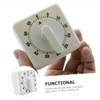 FUNOMOCYA Mechanical Kitchen Timer Countdown Tool Portable Reminder for Cooking