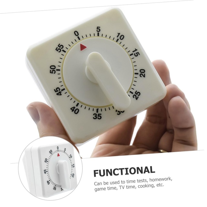 FUNOMOCYA Mechanical Kitchen Timer Countdown Tool Portable Reminder for Cooking