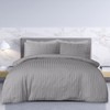 Sleepdown Soft Hotel Quality 225 THREAD COUNT POLYCOTTON Satin Stripe