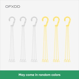 Colgadores para plantas – Paquete de 3 – Cesta de plástico para colgar flores – macetas decorativas con gancho – Colgador para macetas al aire libre