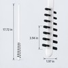 2pcs Deep Cleaning Washing Machine Brush with Extra-Long Handle, Sponge