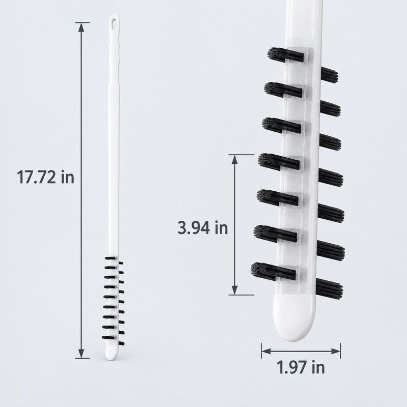 2pcs Deep Cleaning Washing Machine Brush with Extra-Long Handle, Sponge