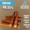 6 Inch Regular Bully Sticks (25 Pcs/Pack) - Premium Bully