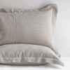 King Linens 100% French Linen Pillow Shams Pack of 2