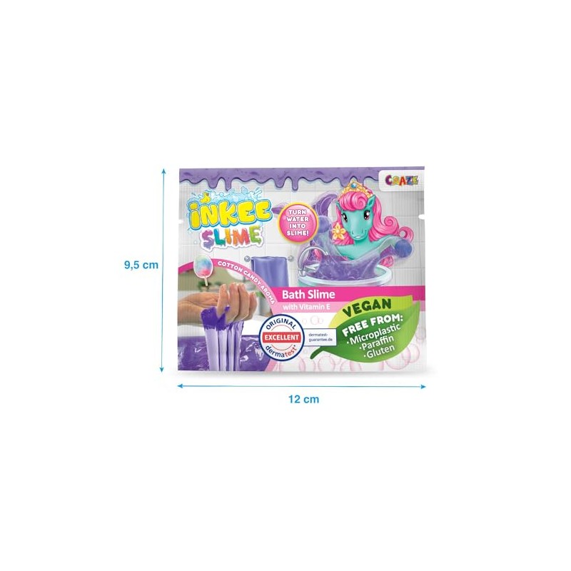 INKEE Bath Slime Mini 20er Pack | Bade-Glibber Schleim, 20x