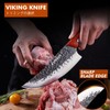 Professional Butcher Knife Set, Hand Forged Heavy Duty Meat Cleaver
