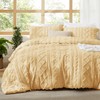 Bedsure Tufted Boho Comforter Set California King - Yellow Boho