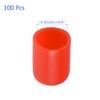 M METERXITY 100 Pack Rubber End Caps - Round Protectors