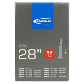 SCHWALBE Bicycle Tube with 40mm Presta Valve, 28 x 1-1.75-Inch