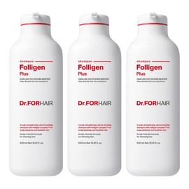 Doctor for Hair Polygen Plus Hair Loss Relief Shampoo Moringa Flower Fragrance, 500ml, 3 pcs / 닥터포헤어 폴리젠 플러스 탈모완화 샴푸 모링가꽃향, 500ml, 3개