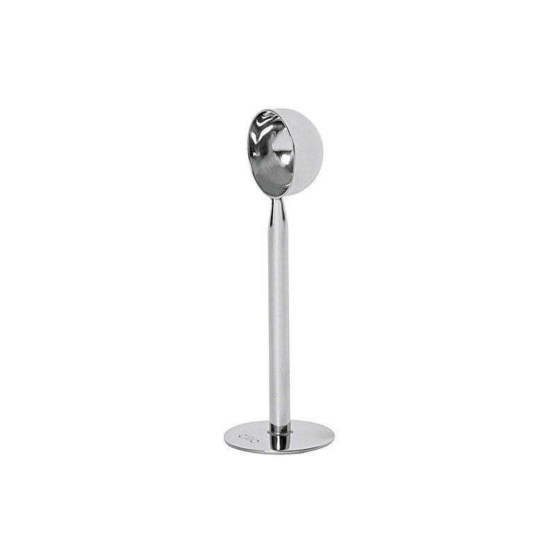 Cilio 14 cm Coffee Measuring Spoon and Espresso Stamp, Silver