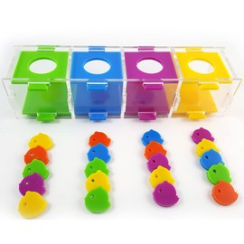 RoseFlower Bird Intelligence Training Toy, Parrot Bicycle Toy, Parrot Toy, Suitable for a Variety of Birds