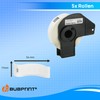 Bubprint 5 Compatible Labels Replacement for Brother DK-11204 for P-Touch