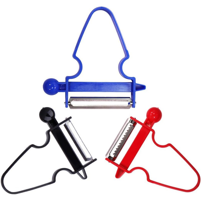 Magic Trio Peeler, Multi-Purpose Vegetable Cutter, Peeler Shredder Slicer, Easy