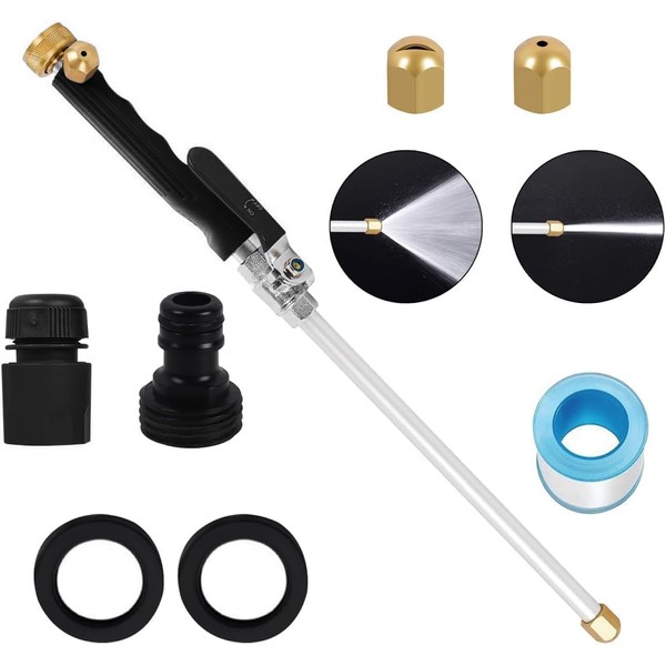 Jet Nozzle Power Washer for Garden，2-in-1 Jet Nozzle Power Washer