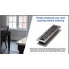 Decor Grates PL210-AL 2-Inch by 10-Inch Plastic Floor Register, Almond