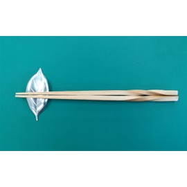 Leaf Traley "Leaves Branches" Silver 5-Piece Set ~ Refined Sharp Chopsticks Rest