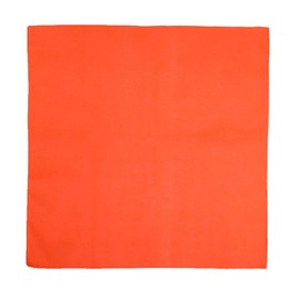 CTM Solid Neon Bandana, Neon Orange