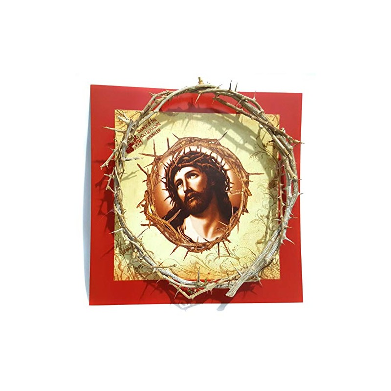 The Three Arches Crown of Thorns Wreath, Religious Art, Bright,