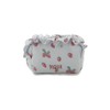 Gelato Pique PWGB251680 Strawberry Pattern Ruffle Pouch, blue, (BLU)