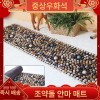 접지패드 천연 자갈 돌지압 지압매트 걷기 돌지압 [40x60cm 옐로우 제이드]