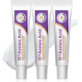Ácido Azelaico Suero Facial al 15%, Crema Hidratante Facial, 20g*3 Reduce Rojeces e Imperfecciones, Rejuvenece la Piel