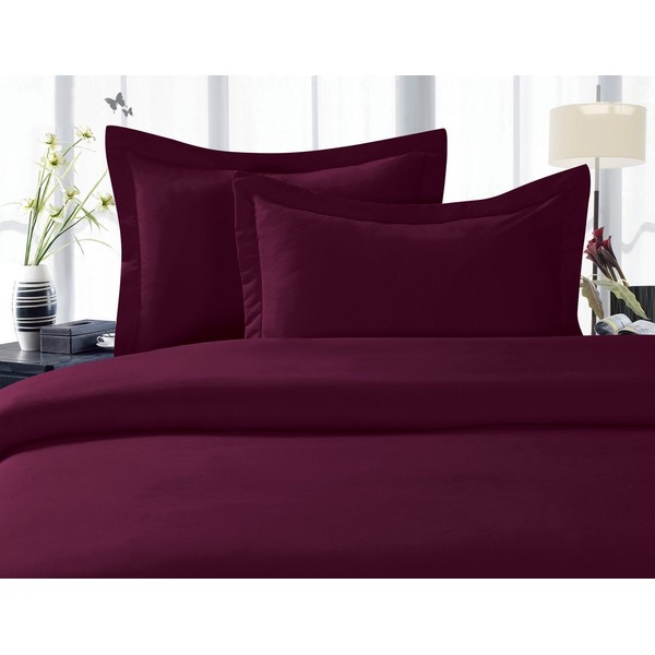 Elegant Comfort 1500 Thread Count Egyptian Quality Super Soft Wrinkle Free 4 pc Sheet Set, Deep Pocket, King Purple