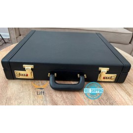 Original Leather Masonic Regalia Apron Hard Case Briefcase MM or WM Mason Size