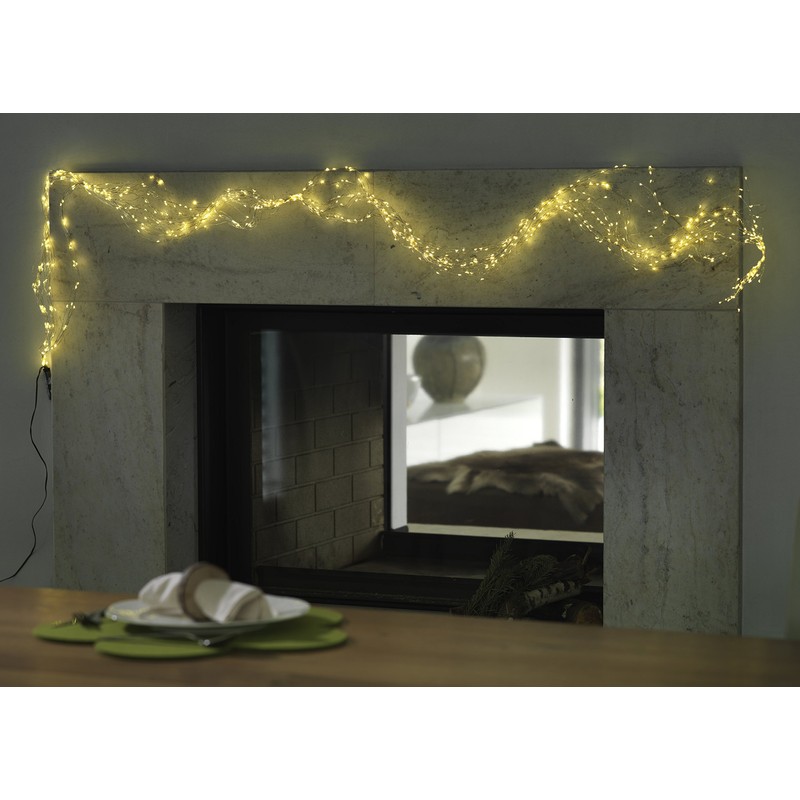 Konstsmide LED Tropfenlametta 10 Stränge à 9 Dioden