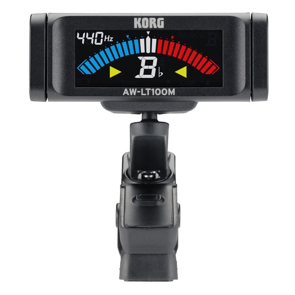KORG Clip-on Tuner, 100-Hour Continuous Operation, Dedicated Base