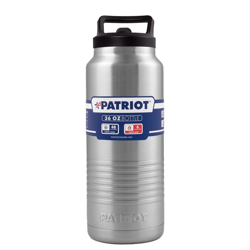 Patriot 36oz Water Bottle perfect for Hiking, Camping, Exercising, Biking