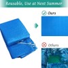 Round Swimming Pool Cover,10ft Solar Pool Cover for Easy Set