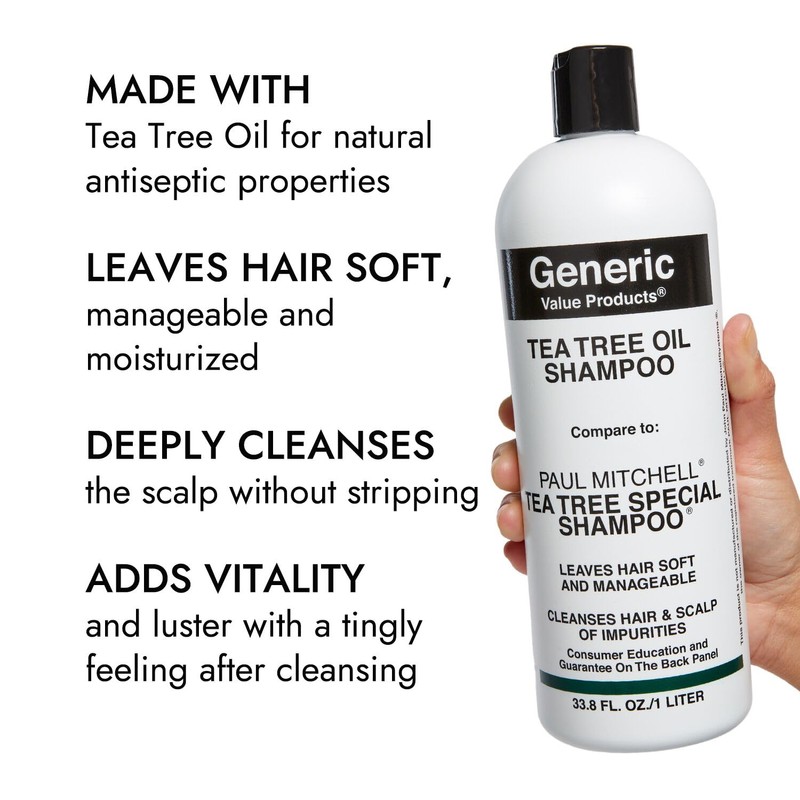 Generic Value Products Tea Tree Oil Shampoo, Leaves Hair Soft