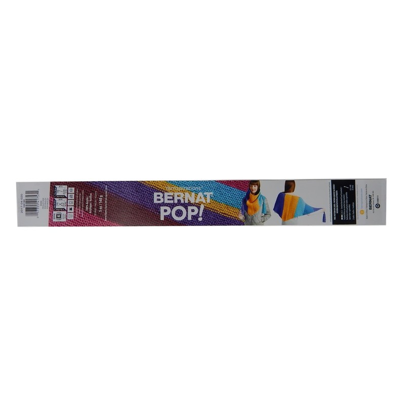 Bernat Pop Worsted Weight Self-Striping 3-Pack Acrylic Yarn 5 Ounces