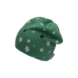 Sterntaler Baby Boys Beanie Baby Slouch Beanie Hat - Beanie Baby, Children's Beanie, Baby Hat - Lined with Cotton Fleece - Brown, Green