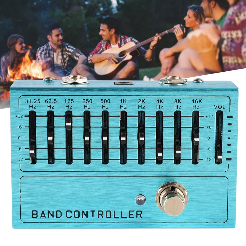 Instrument Band Controller Guitar Tone Preamplifier 10 Bands EQ Independent