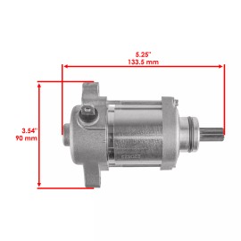 Caltric Starter Motor For Aprilia RXV-SXV Pikes Peak 450 550 2009 9T New