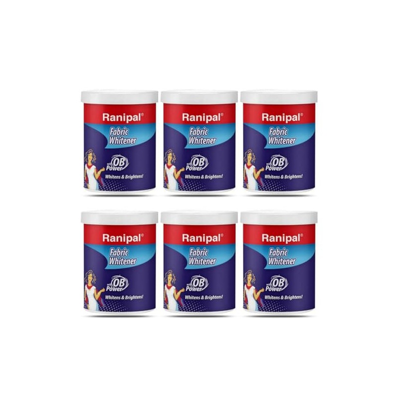 Rani-Pal Fabric Whitener Powder Detergent for White and Colored Clothes,