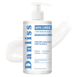 Urea Cream Lotion 10.1 oz – Foot and Hand Cream for Dry Skin with Salicylic Acid, for Feet, Elbows, Hands, and Knees