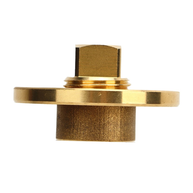 Boat Drain Plug 2 Inch With Brass Plug Oval Marine