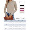 Famulily Long Sleeve Turtleneck Pullover for Women, Basic Solid Autumn